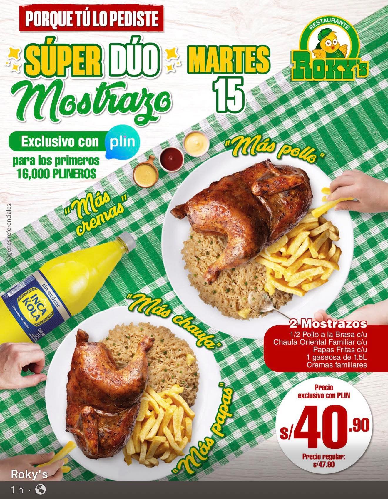 SÚPER DÚO MARTES 15 - Roky's Mostrazo - Exclusivo con PLIN